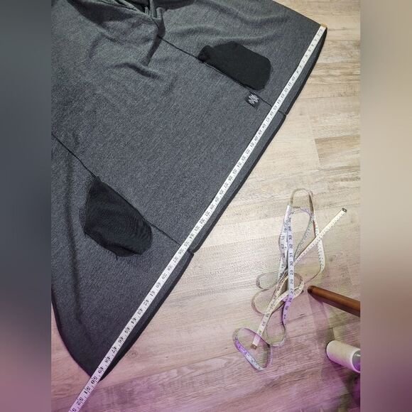 Nwot 48% WOOL Bnci By Blanc Noir Hoodie Cartigan, Medium Weight Warmth. Medium - Picture 8 of 10